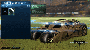 rocket league the dark knight rises tumbler camo for rocket league on linux mac windows