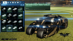 rocket league the dark knight rises tumbler tan for rocket league on linux mac windows