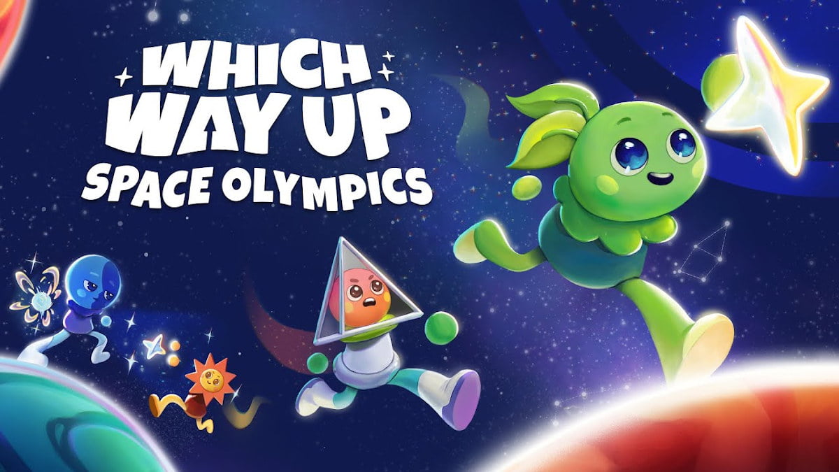 which way up: space olympics gravity-bending party platformer game is coming to linux mac windows pc