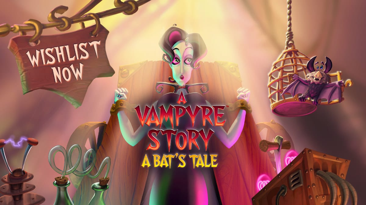 a vampyre story: a bat's tale comedy 2.5D point and click adventure game is coming to linux mac windows pc
