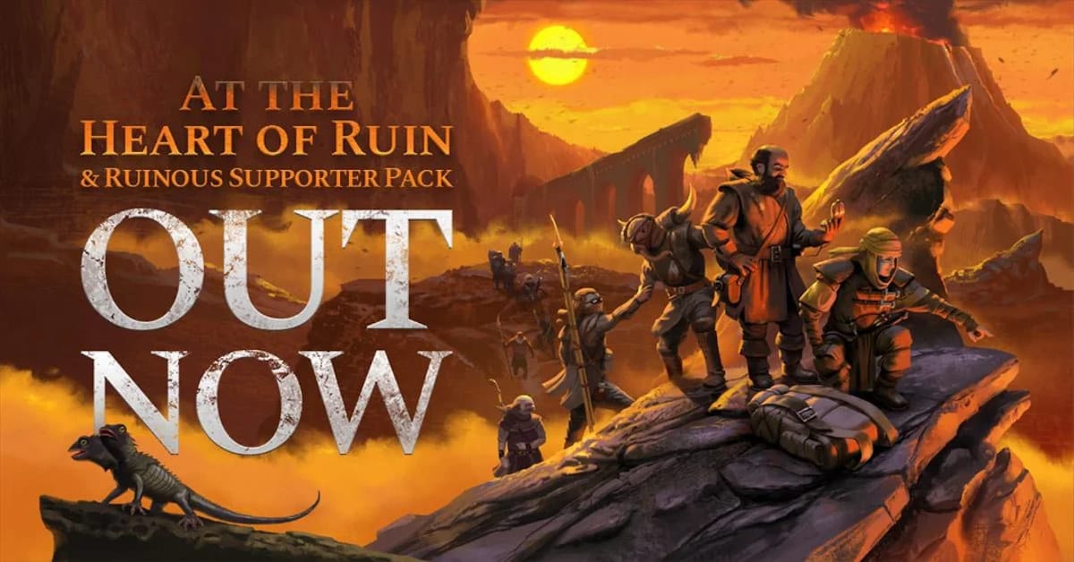 at the heart of ruin launches the new game expansion for vagrus the riven realms on steam deck linux mac windows pc