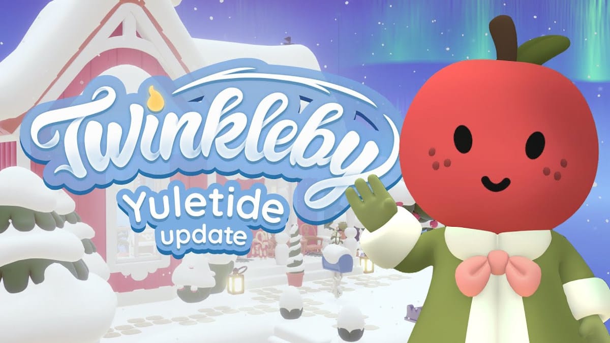 yuletide event wrapping its cozy floating islands in festive charm in the twinkleby game on steam deck linux mac windows pc