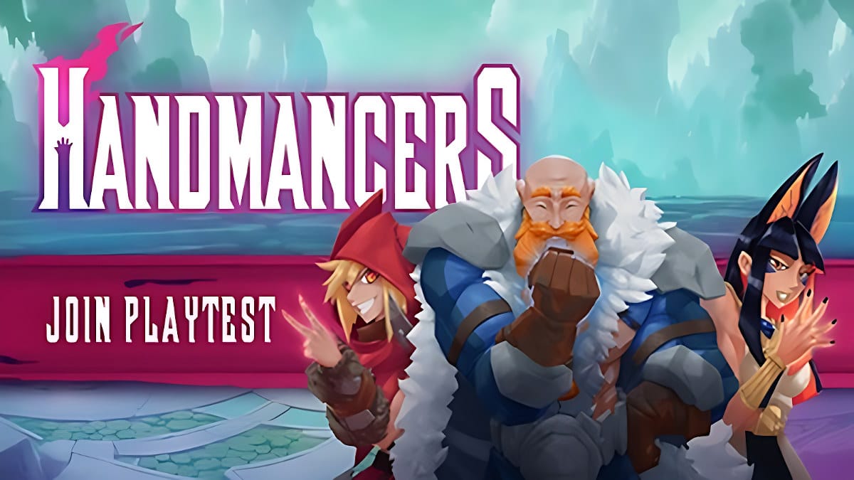 handmancers playtest is bringing a first-person rock paper scissors roguelite deckbuilder game for linux mac windows pc