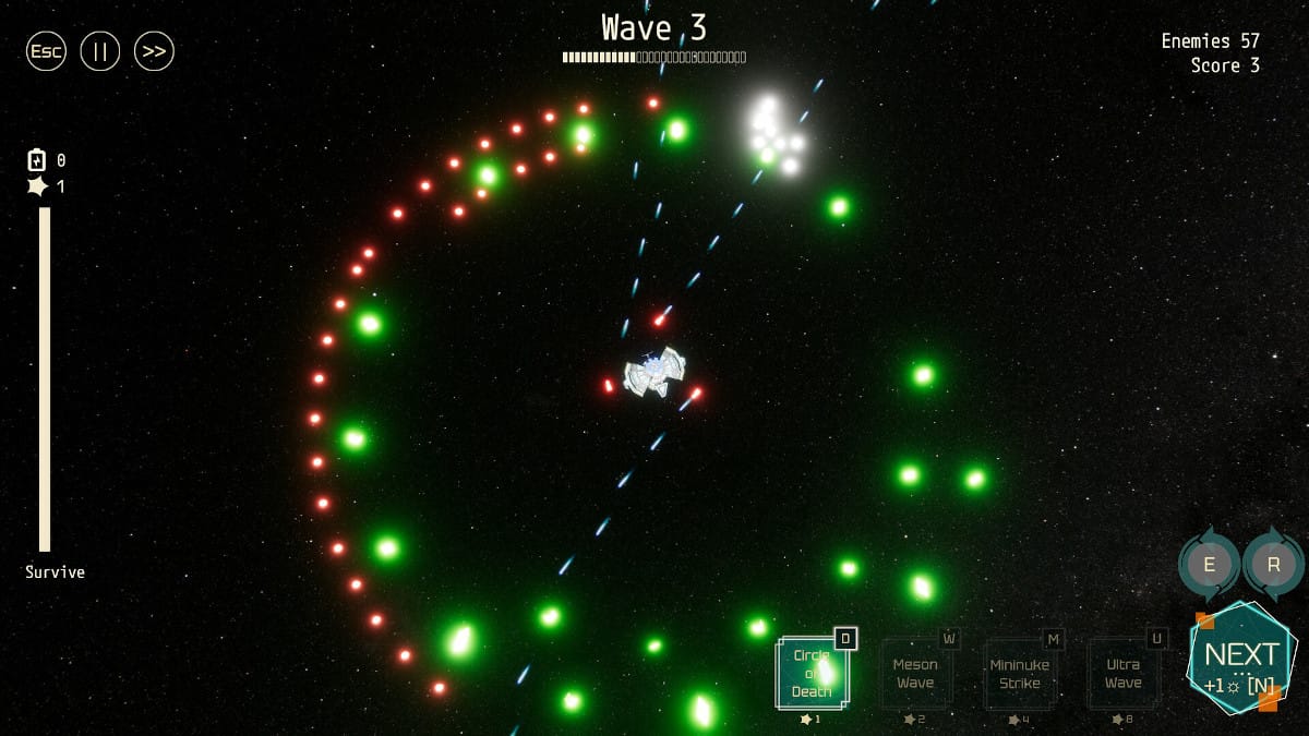 outpost ginga is a single player tactical spiral tower defense game