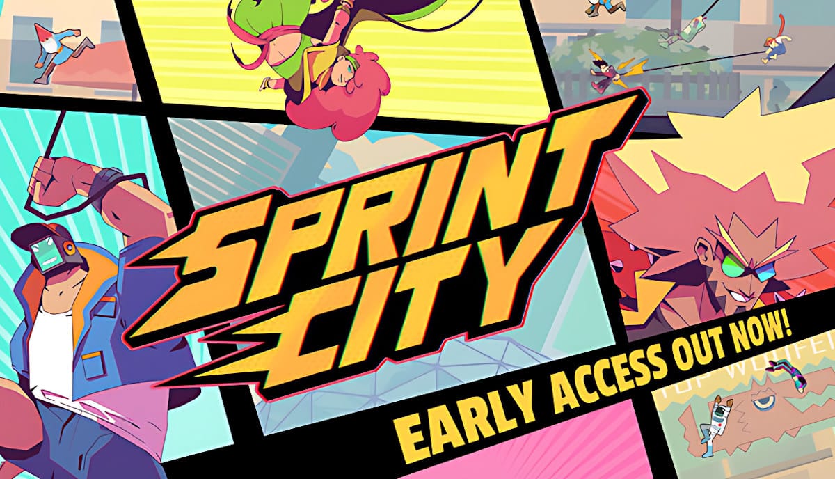 sprint city releases hits early access bringing a fast and chaotic competitive multiplayer racing game to linux pc and windows