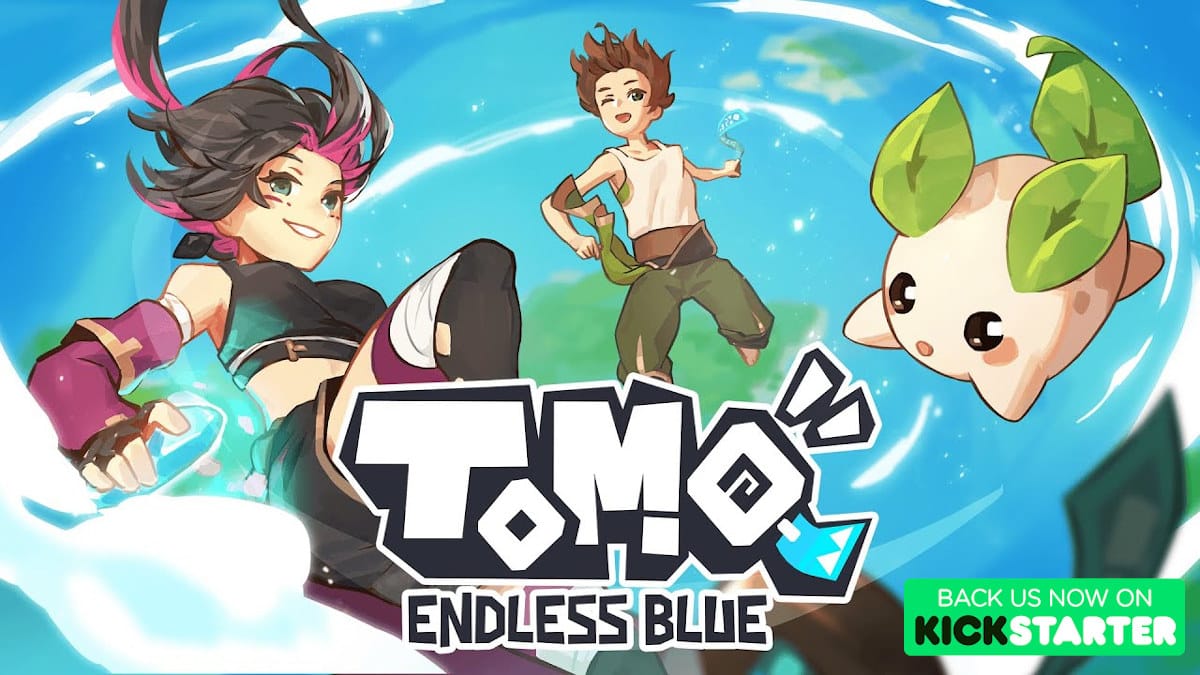 tomo endless blue is chasing big dreams on kickstarter with a monster-taming arpg adventure game for linux mac windows