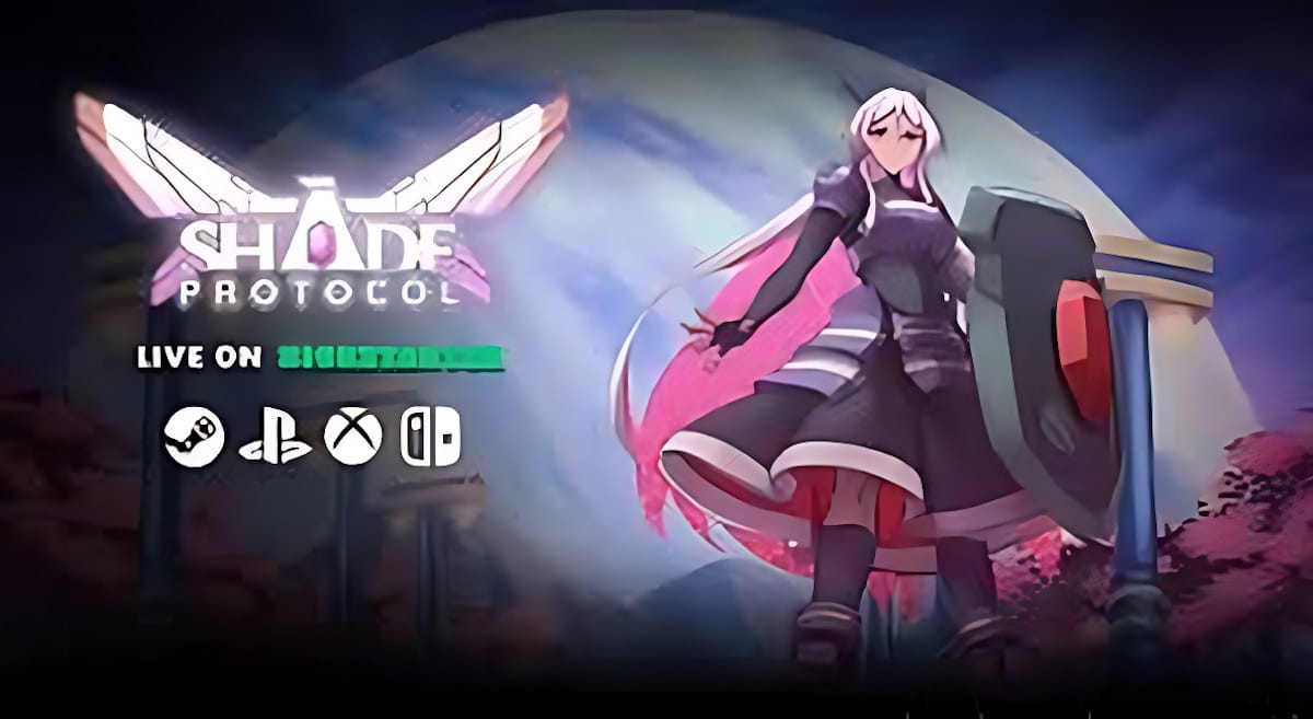 shade protocol kickstarter is live bringing its striking cyber fantasy sci-fi metroidvania game to linux and windows